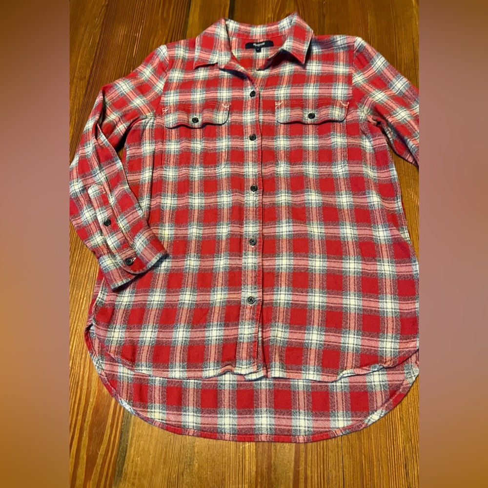 Madewell Women's Ex-Boyfriend Flannel Shirt